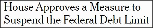 美国众议院通过债务上限协议，票数倒挂被批