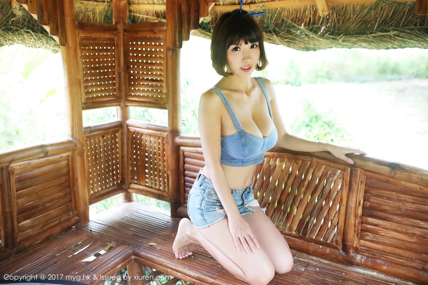 巨乳女神晓茜sunny 牛仔内衣