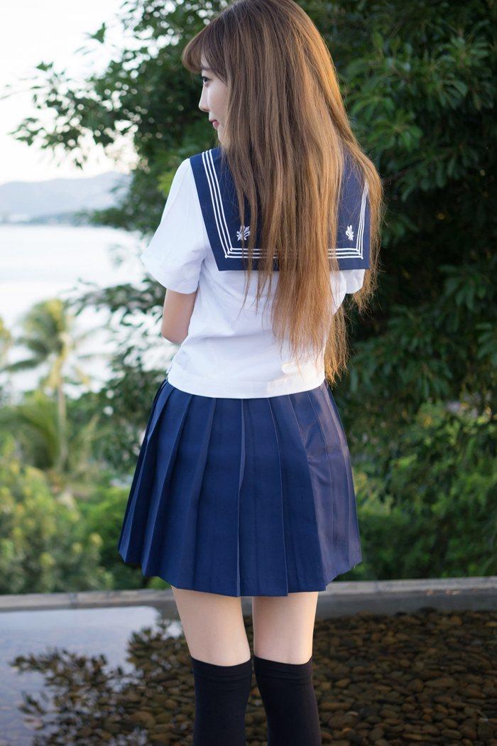 漂亮萌妹子JK制服