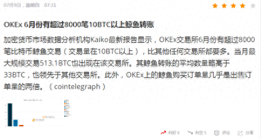 OKEx平台币OKB赋能区块链价值流通，成为市场热点