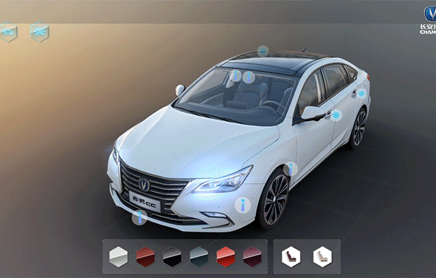 汽车3d模型在线三维浏览展示