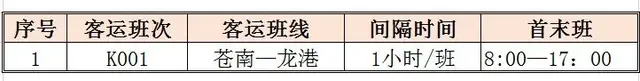 苍南到温州汽车(2月22日起，苍南县际、城市公交、城乡公交客运班线恢复运营)