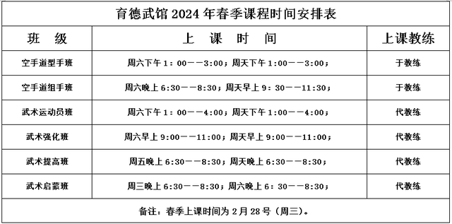 金华市体育馆春季招生啦！