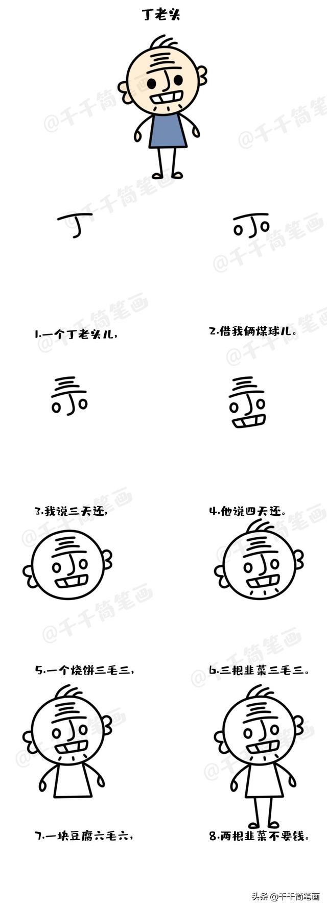 20个带儿歌的幼儿简笔画教程大全，再也不怕教孩子画画了，快收藏