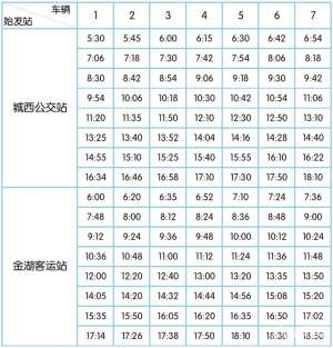 淮安到金湖汽车时刻表(淮安金湖公交最新公交运营方案)