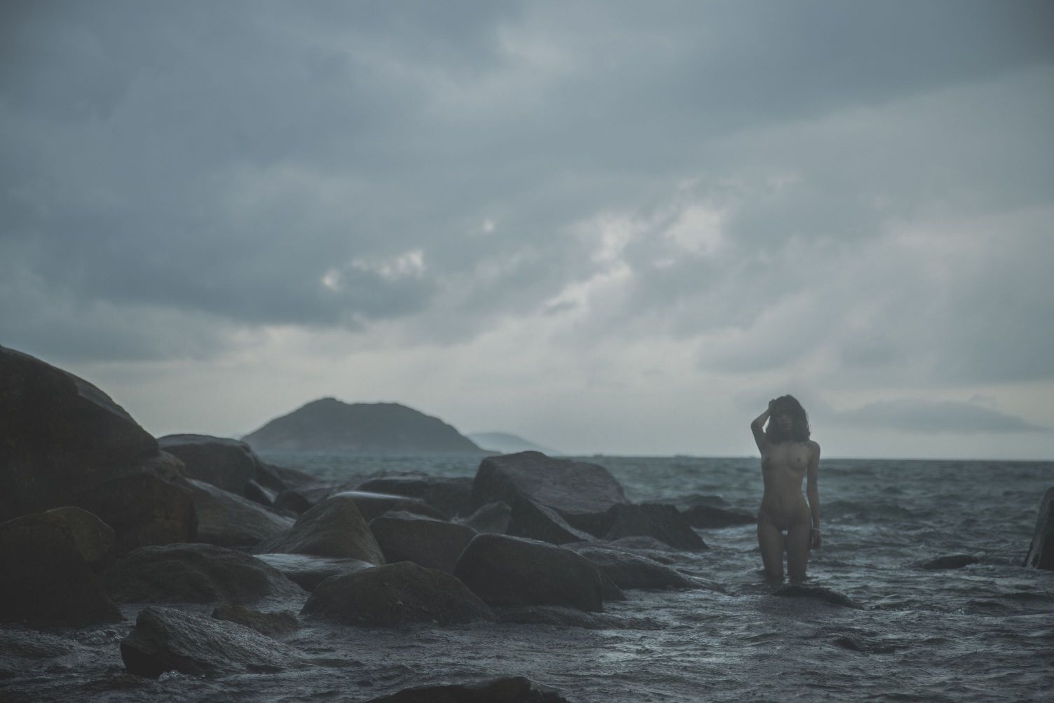 柚木写真尤物妹子海边露出日常